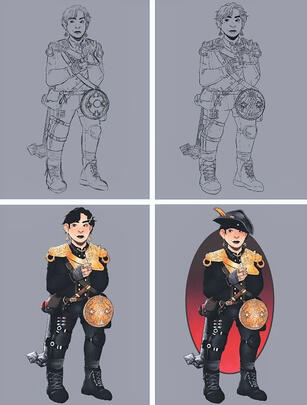 Alex the Alchemist Character Design