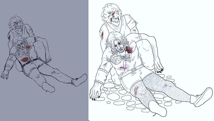 Battle Process Sketches