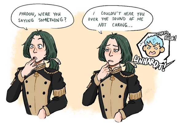 Fire Emblem Linhardt Joke