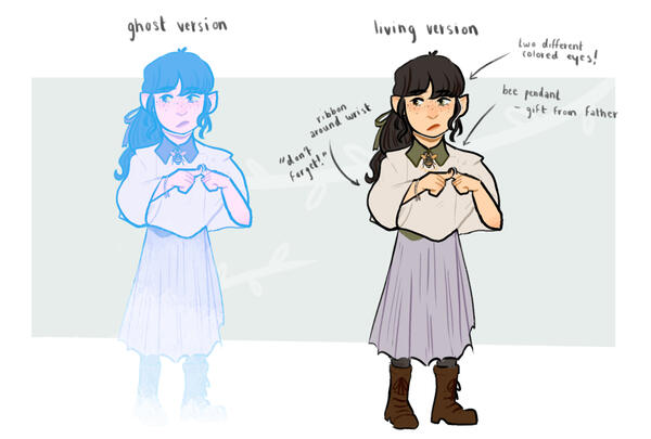 Felicity Harbreise Character Design